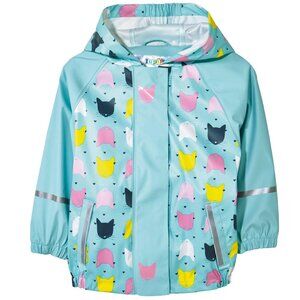 Kids Raincoat with Cats